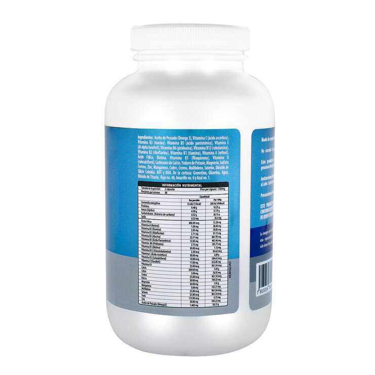 Naturagel Complemix MEN y Omega 3 160 Cápsulas — Imagen 4 de 4