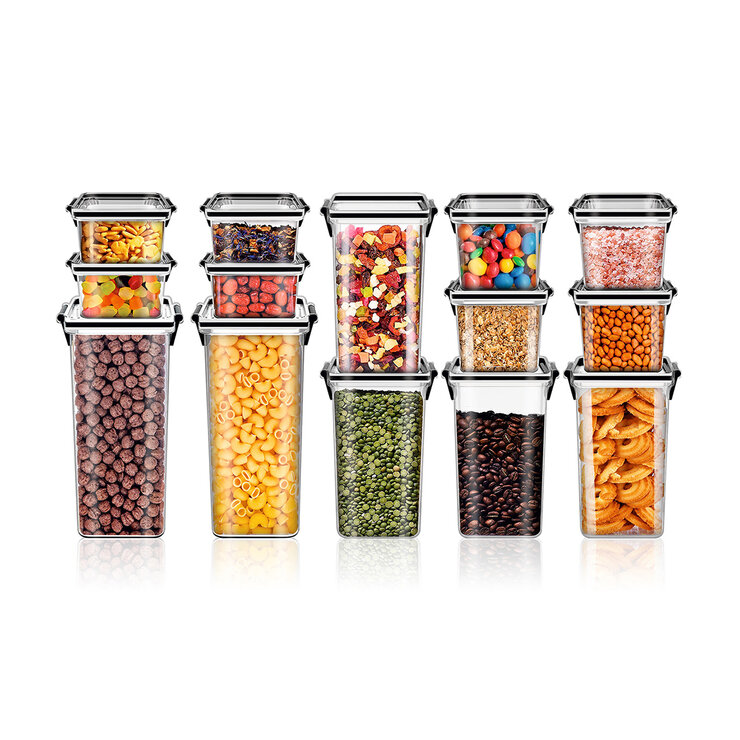 AG Simplesmart, Paquete de 14 Contenedores para Alimentos, Tapas con Broche — Imagen 1 de 4