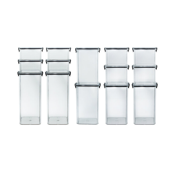 AG Simplesmart, Paquete de 14 Contenedores para Alimentos, Tapas con Broche — Imagen 3 de 4