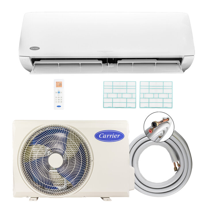 Carrier, Aire Acondicionado Minisplit, Sólo frío, 18,000 BTU , 12 SEER, 220V — Imagen 2 de 2