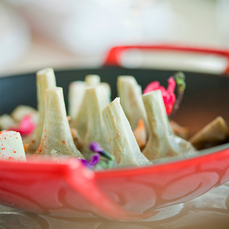 Le Creuset Wok con Tapa Cristal — Imagen 2 de 3
