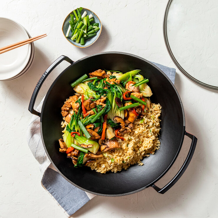 Le Creuset Wok con Tapa Cristal — Imagen 3 de 3