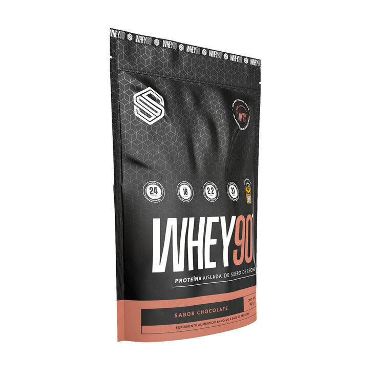 S Supplement Whey 90 Proteína sabor chocolate 900 gr — Imagen 2 de 3