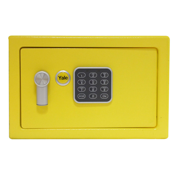 Yale, Caja Fuerte Digital de Acero Color Amarillo — Imagen 2 de 3
