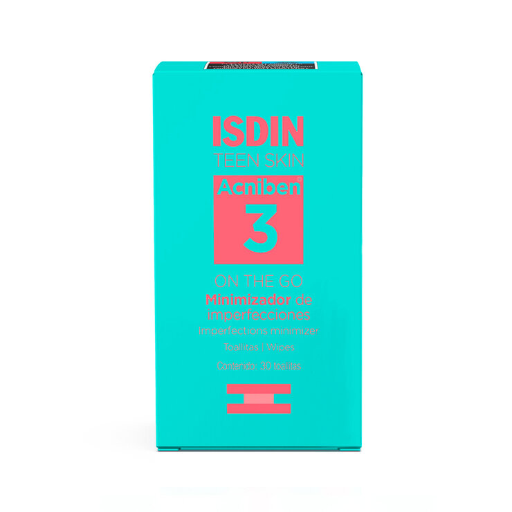 Isdin Acniben Minimizador de Imperfecciones piel grasa toallitas 30U — Imagen 2 de 4
