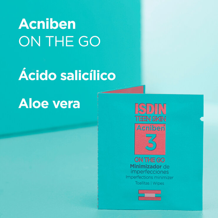 Isdin Acniben Minimizador de Imperfecciones piel grasa toallitas 30U — Imagen 4 de 4