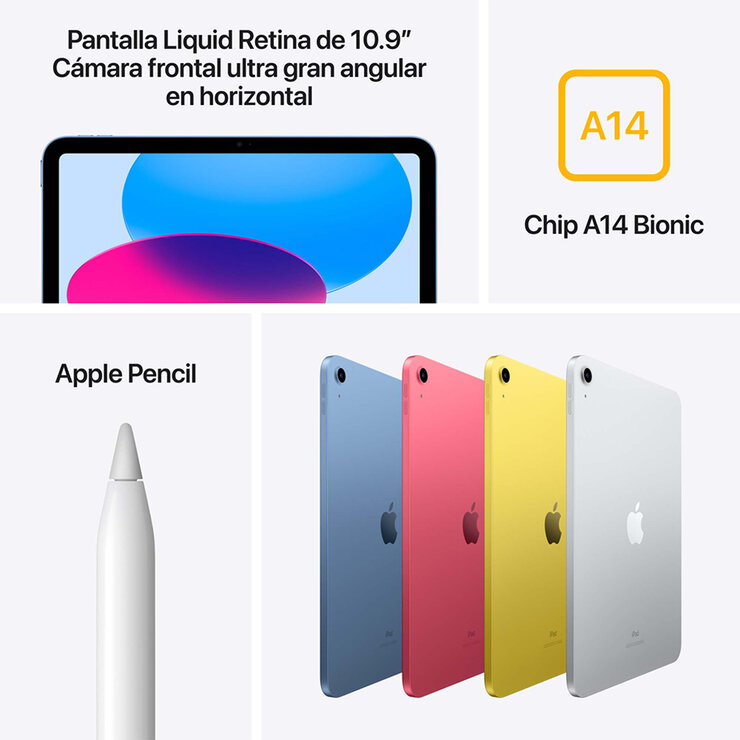 Apple iPad 10.9" Wifi 64 GB Amarillo (10ma Generación)  — Imagen 3 de 4
