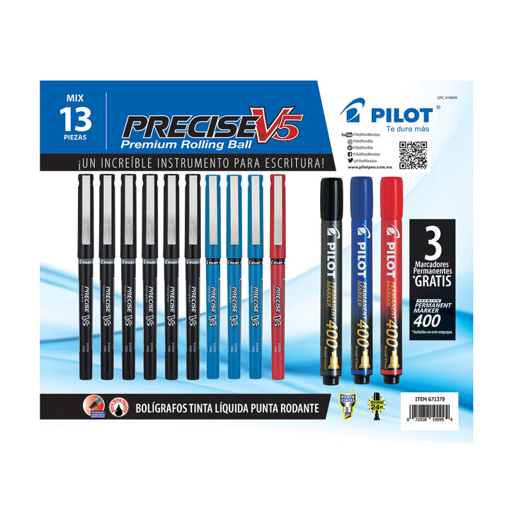 Pilot Set de Bolígrafos Punta Extra Fina y Marcadores — Imagen 1 de 4