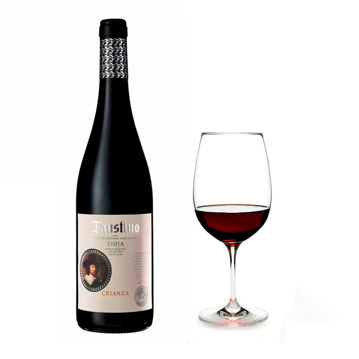 Vino Tinto Faustino Crianza 3/750ml — Imagen 2 de 3