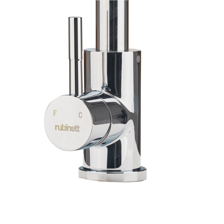 Rubinett, Grifo Monomando de Cocina Round Cromado — Imagen 3 de 4
