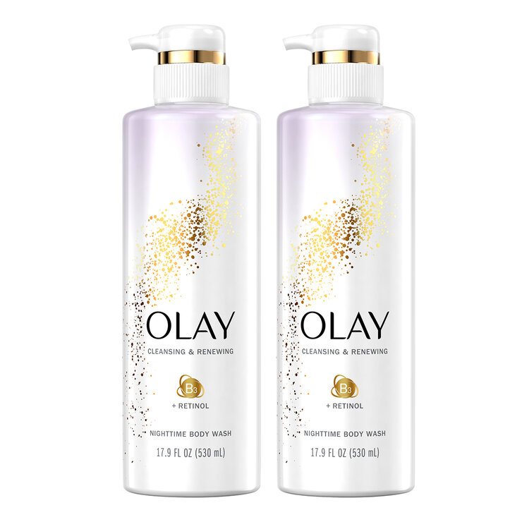 Olay Jabón Corporal Líquido con Retinol 2 pzas de 530 ml   — Imagen 1 de 4