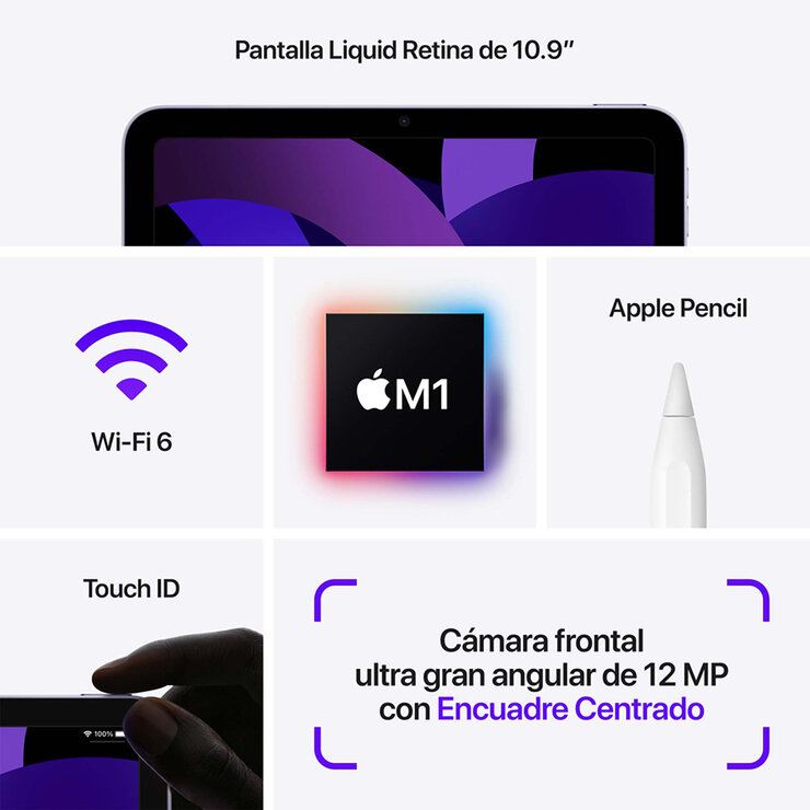 Apple iPad Air 10.9" Wi-Fi 256GB Blanco estrella — Imagen 3 de 4