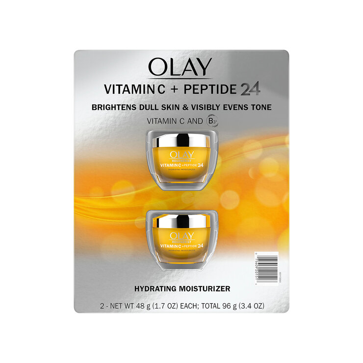 Olay Regenerist  Crema Facial con Vitamina C y  Peptidos   2 pzas de 48 gr  — Imagen 1 de 4