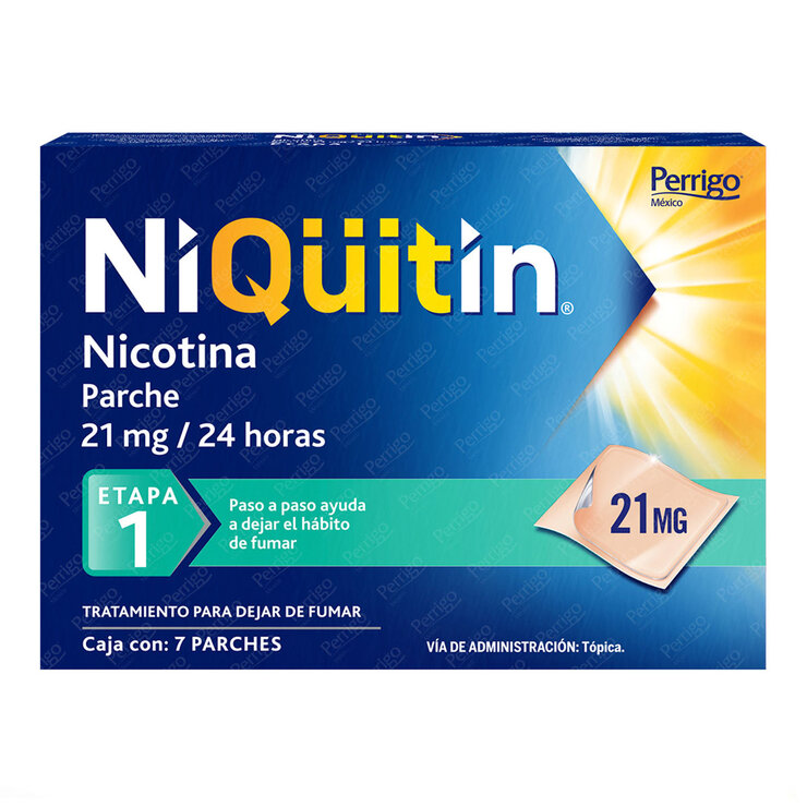Niqüitin Etapa 1 Nicotina Parche 3 cajas — Imagen 1 de 2