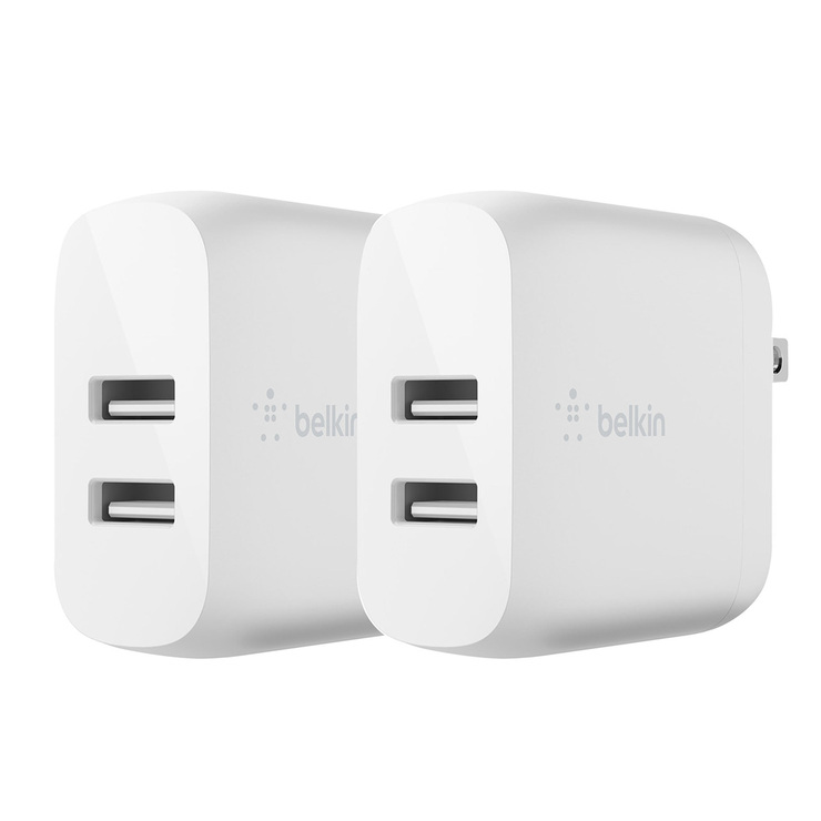 Belkin Cargador de pared doble USB-A BOOST↑CHARGE™ de 24 W  — Imagen 1 de 4