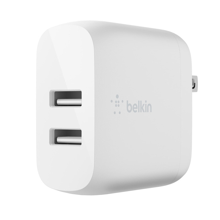 Belkin Cargador de pared doble USB-A BOOST↑CHARGE™ de 24 W  — Imagen 2 de 4