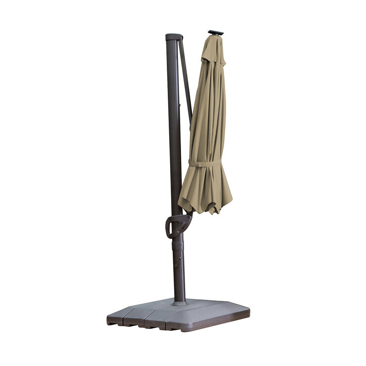 Seasons Sentry Sombrilla para Jardín de 3.04m con Base y Luz LED — Imagen 3 de 4