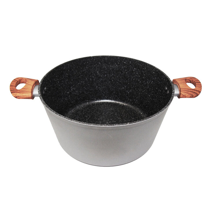 Westinghouse, Cacerola de 28cm, Gris con Madera — Imagen 3 de 3