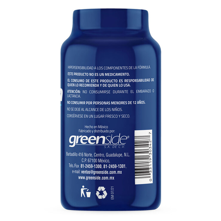 GreenSide Quercetina Vitamina C + Zinc 90 Cápsulas — Imagen 3 de 3
