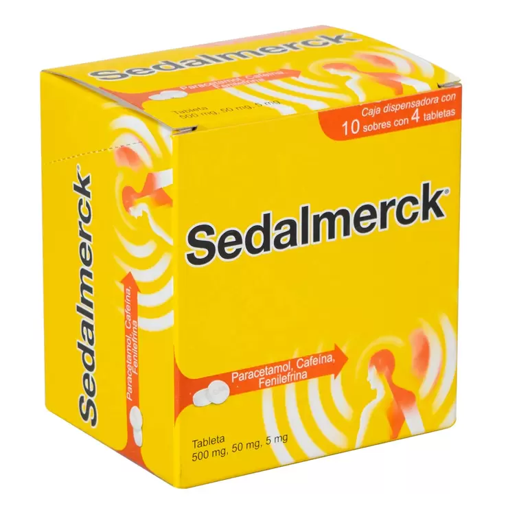 Sedalmerck caja con 40 Tabletas — Imagen 2 de 3