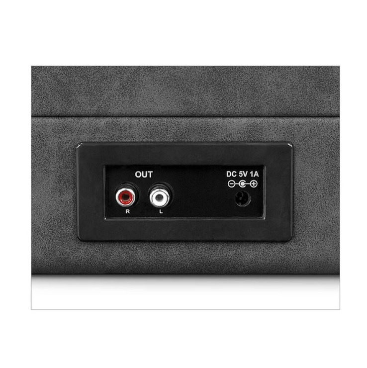 Victrola Tornamesa Vintage BlueTooth en Portafolio Gris — Imagen 3 de 4