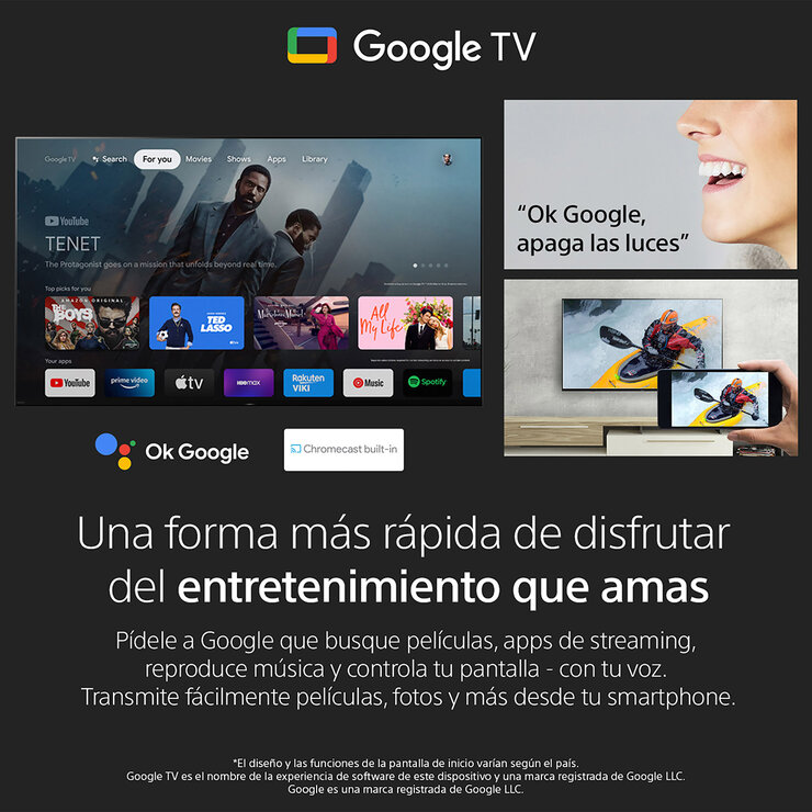 Sony Pantalla 55" 4K UHD Smart TV — Imagen 4 de 4