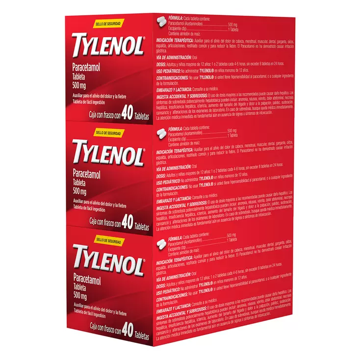 Tylenol 120 Tabletas  — Imagen 2 de 2