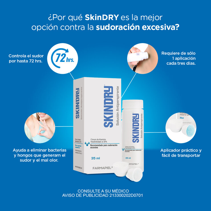 SkinDRY Solución Antiperspirante 35 ml — Imagen 2 de 4