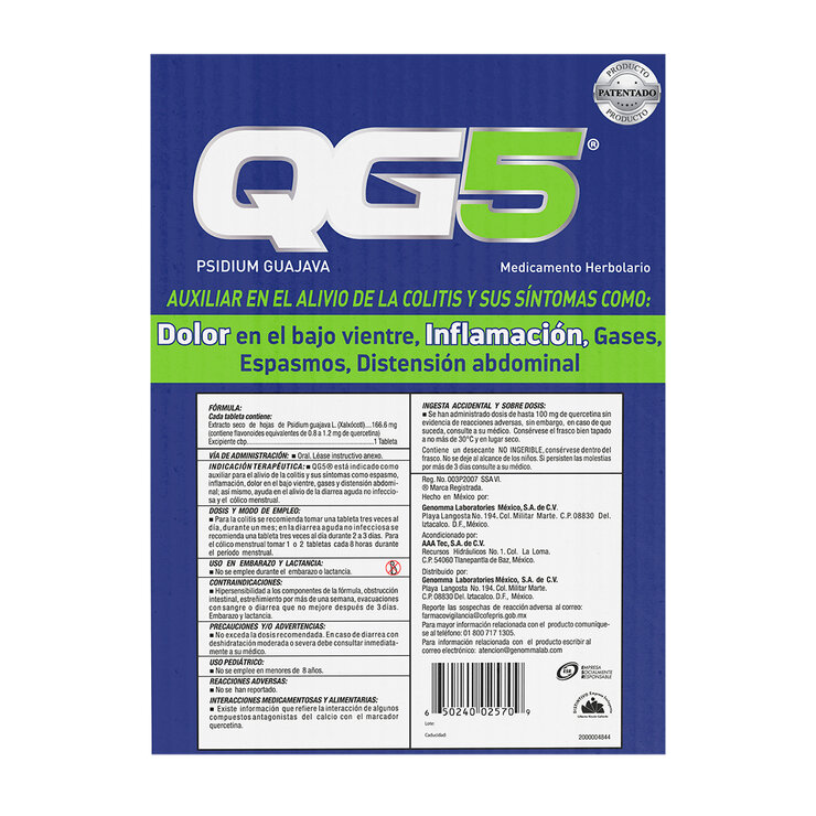 QG5 60 Tabletas — Imagen 3 de 3