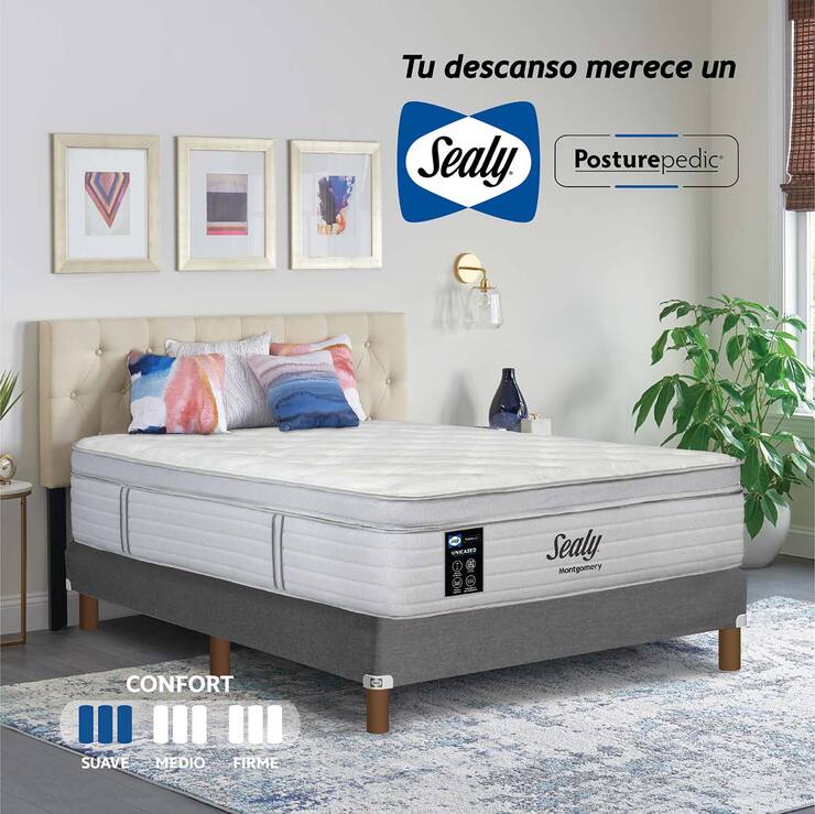 Sealy, Montgomery, Colchón, matrimonial — Imagen 1 de 4
