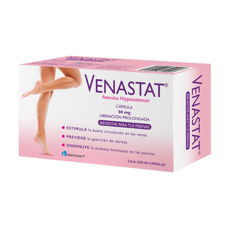 Venastat 265 mg Oral 60 Cápsulas Liberación Prolongada — Imagen 1 de 2