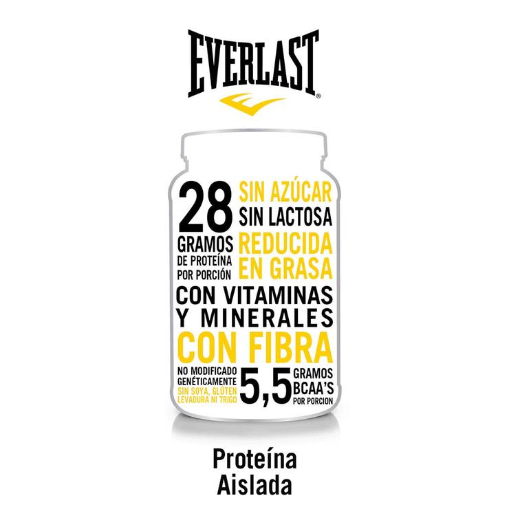 Proteína en Polvo Sabor Vainilla, Everlast Whey Isolate, 908 g. — Imagen 4 de 4