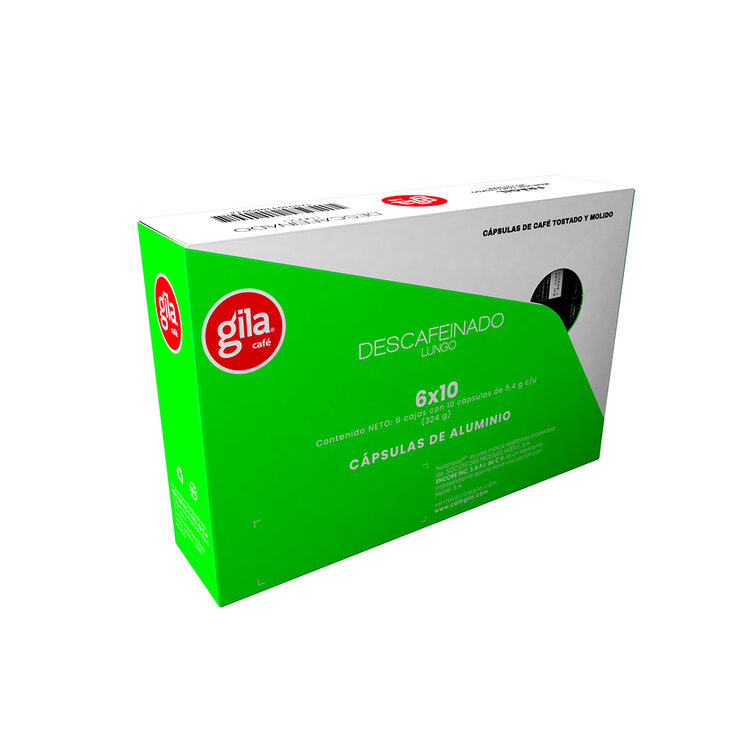 Café GILA Descafeinado 60 cápsulas compatibles con cafeteras Nespresso  — Imagen 1 de 4