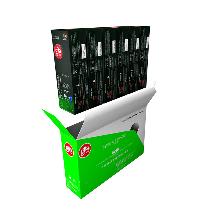 Café GILA Descafeinado 60 cápsulas compatibles con cafeteras Nespresso  — Imagen 2 de 4