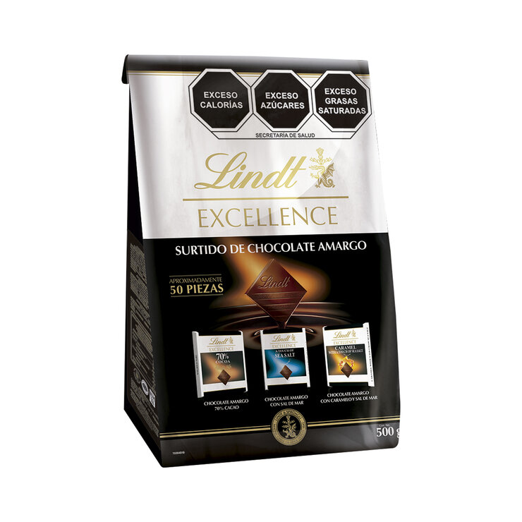 Lindt Surtido de Chocolate Amargo 50 pzas de 10 g — Imagen 1 de 3