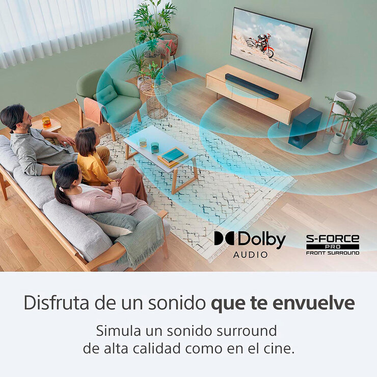 Sony Barra de Sonido de 2.1 Canales + Subwoofer Inalámbrico  — Imagen 3 de 4