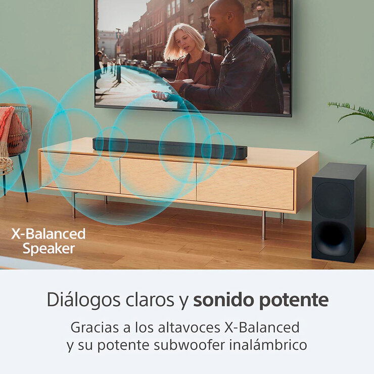 Sony Barra de Sonido de 2.1 Canales + Subwoofer Inalámbrico  — Imagen 4 de 4