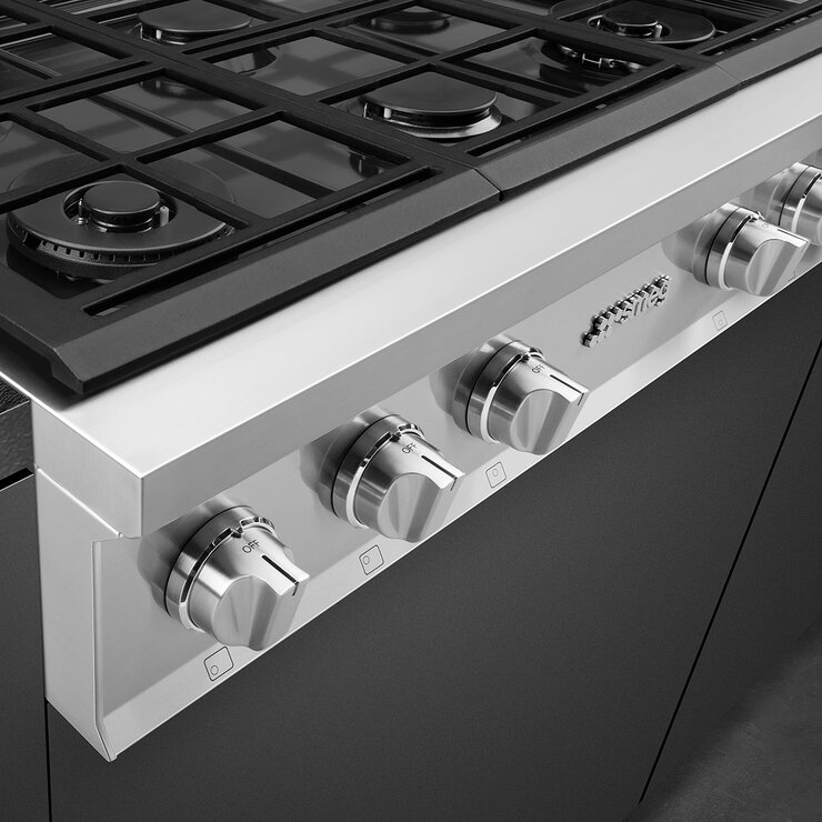 Parrilla de gas 76cm Smeg — Imagen 3 de 4