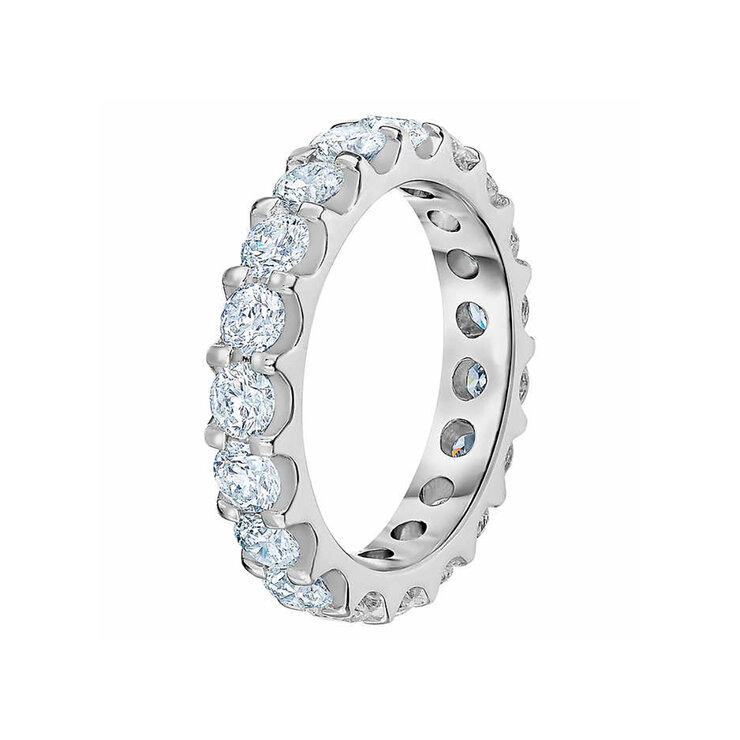 Anillo de Eternidad de Platino con Diamantes 3.00ctw — Imagen 2 de 3