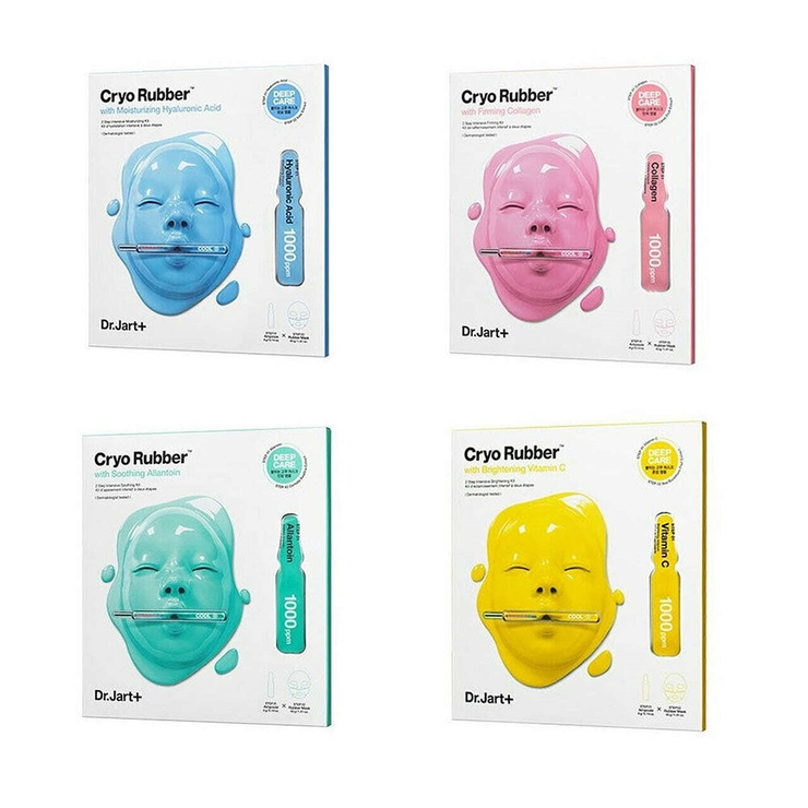  Dr Jart+ Cyro Rubber Mascarillas Faciales + Ampolleta Facial 4 pzas — Imagen 1 de 4