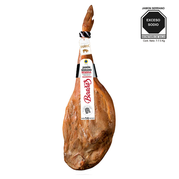 Boadas 1880 Pata de Jamón Serrano Reserva con hueso 7 - 7.5 Kg — Imagen 1 de 2