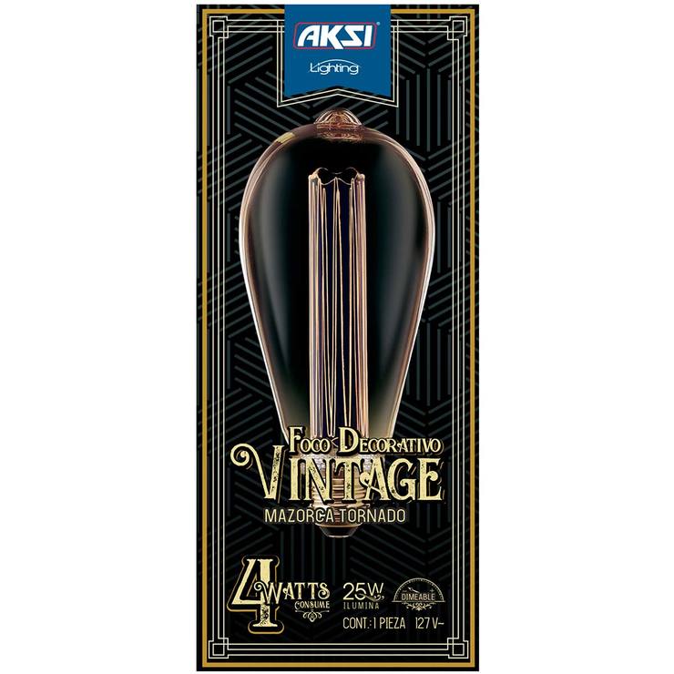 AKSI, 3 Focos Decorativos LED Vintage Tornado — Imagen 2 de 3