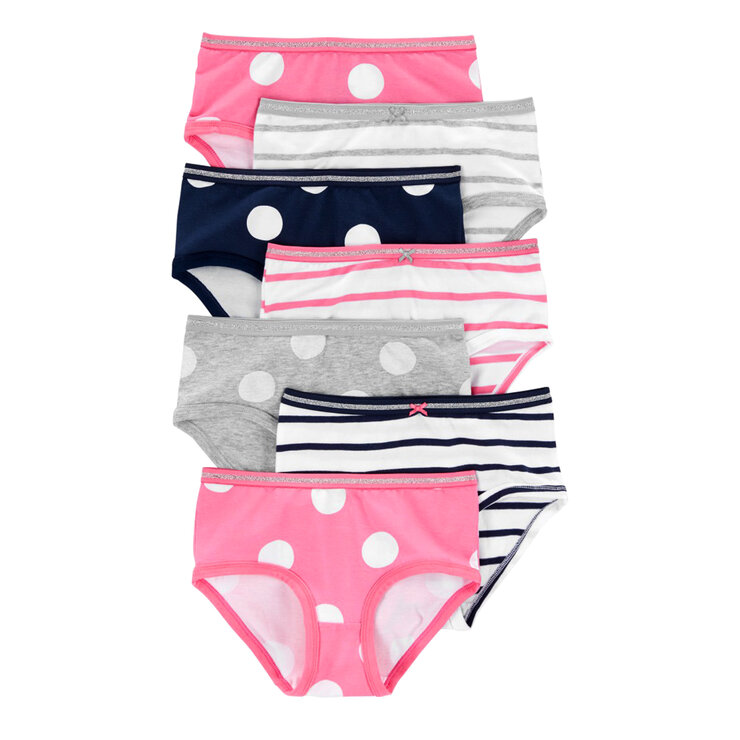Carter's Ropa interior para Niña o Niño 7 Piezas Varias Tallas y Colores — Imagen 3 de 4