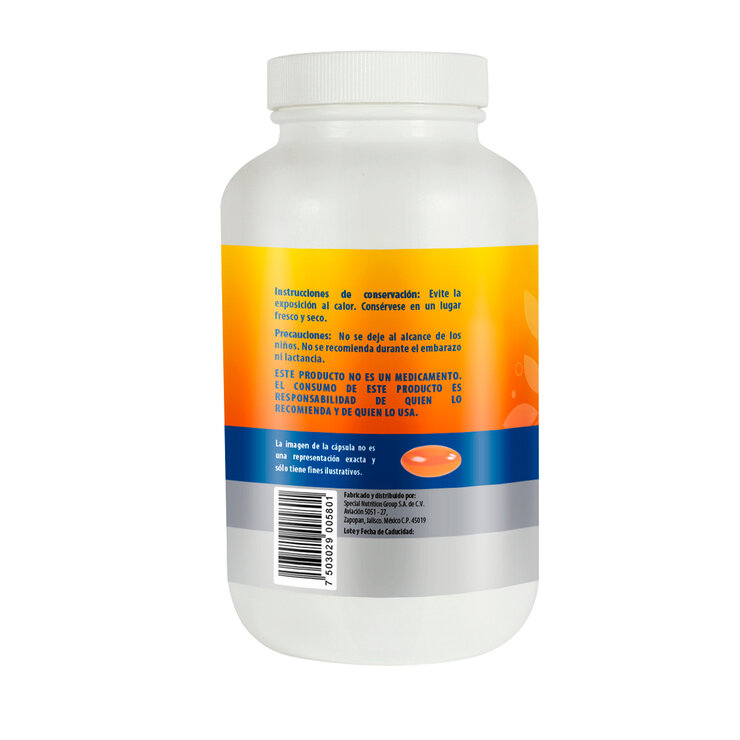 Vitamina D3 con Aceite de Girasol 200 Cápsulas — Imagen 2 de 4