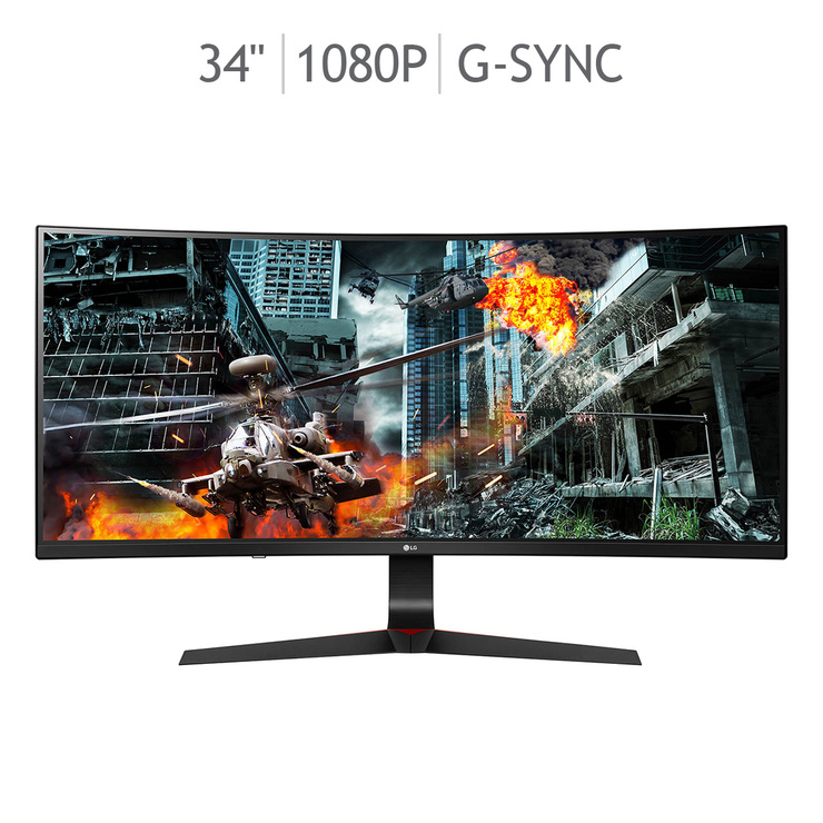 LG Monitor 34" para Gaming UltraWide con G-Sync®, Adaptive-Sync — Imagen 1 de 4