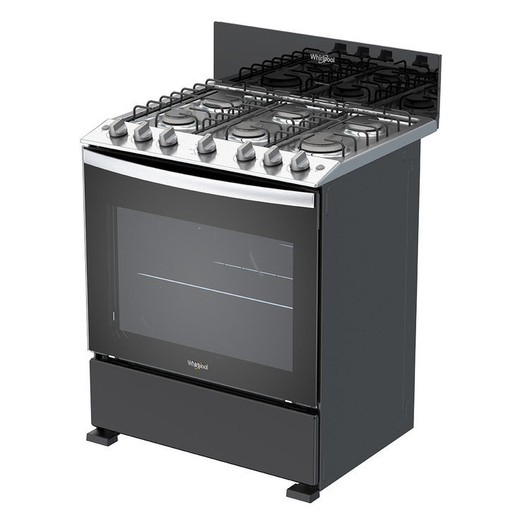 Estufa de piso 6 quemadores 30" Whirlpool — Imagen 3 de 4