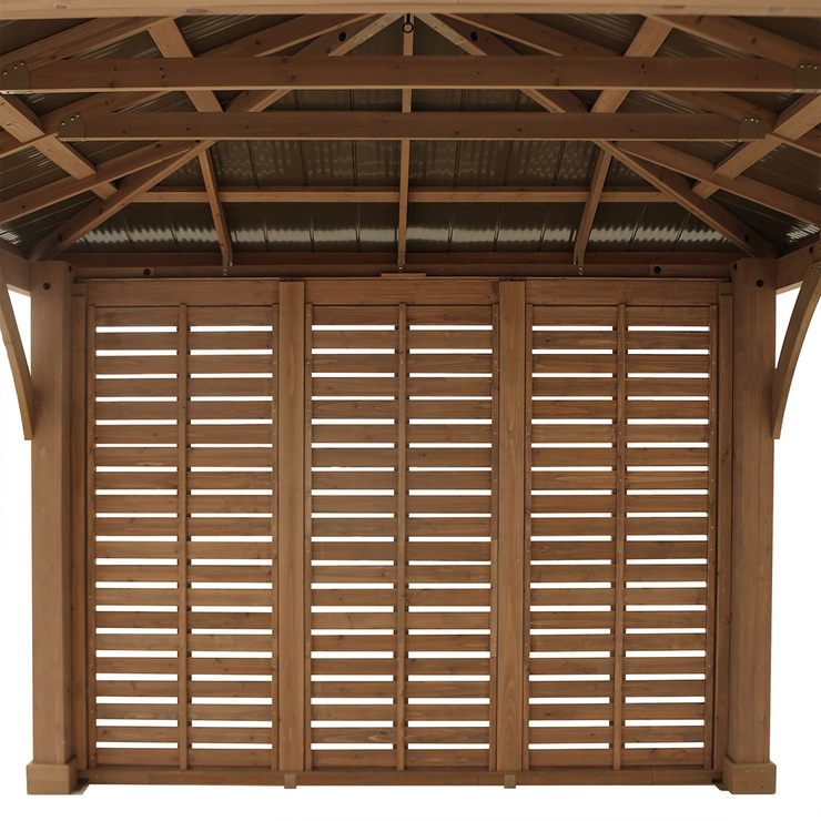 Yardistry panel divisorio de madera de 3.65 m — Imagen 3 de 4