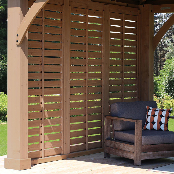 Yardistry panel divisorio de madera de 3.65 m — Imagen 4 de 4