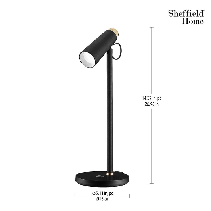 Sheffield Lámpara de Escritorio Luz LED con Carga Inalámbrica — Imagen 1 de 4