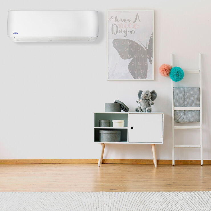 Carrier, Aire Acondicionado Minisplit Inverter, Enfriamiento y Calefacción , 18,000 BTU, 220V , con Wi-Fi — Imagen 2 de 3